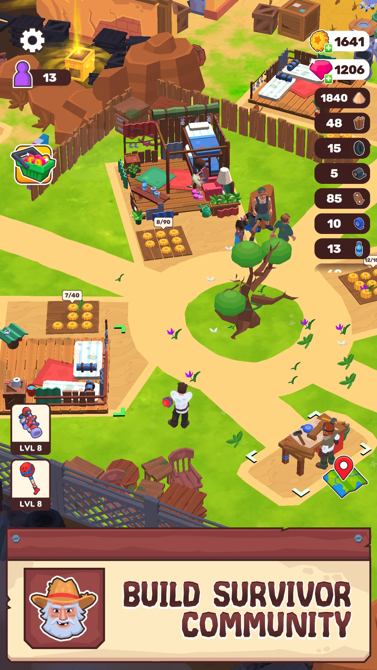 Wasteland Life: Survival Idle screenshot