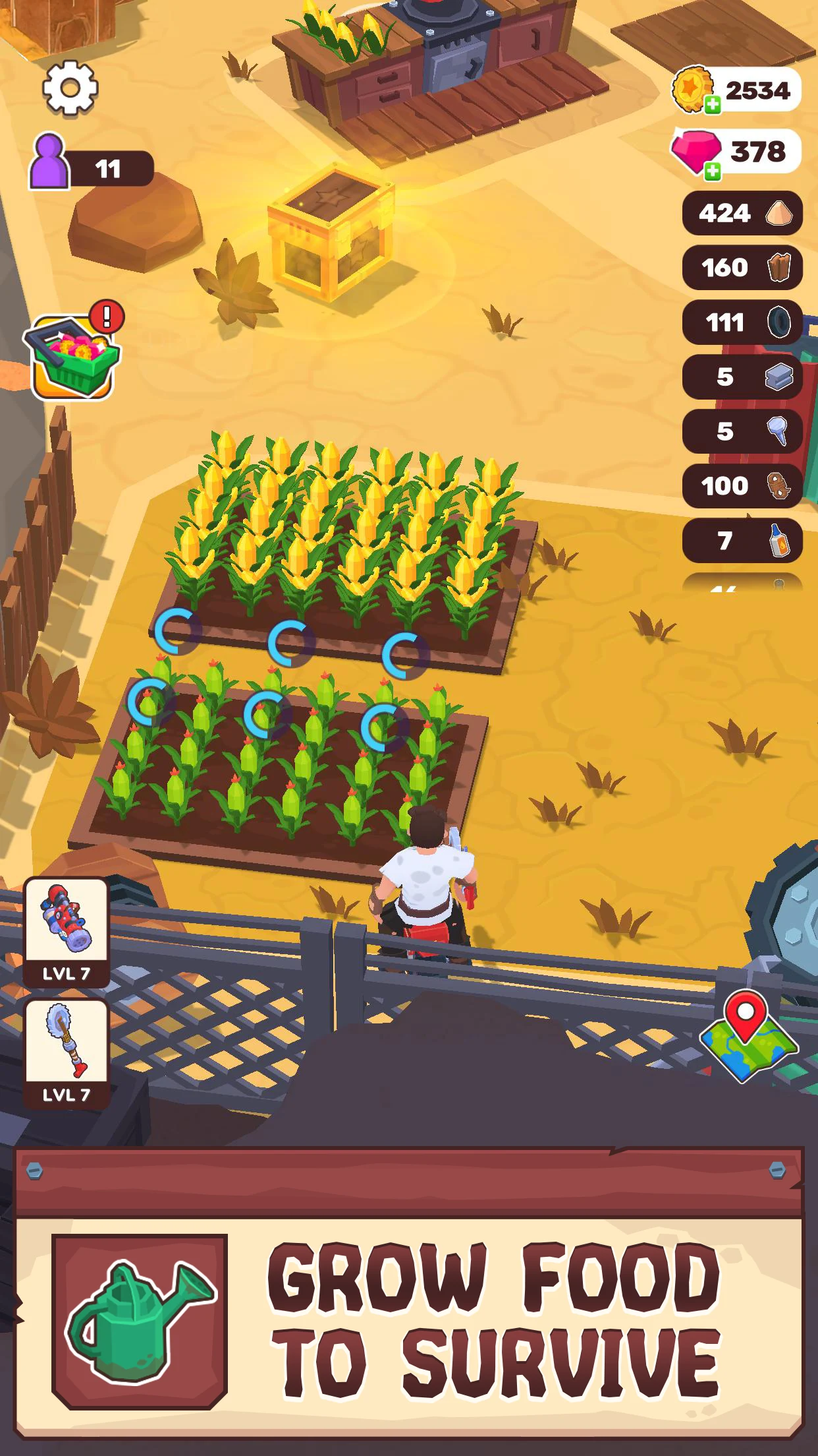 Wasteland Life: Survival Idle screenshot